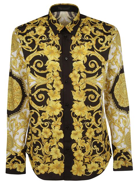 versace floral t shirt|Versace shirts cheap for women.